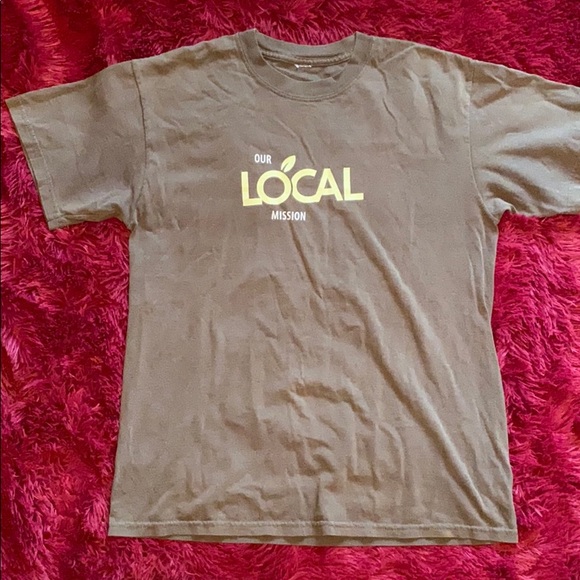 Other - WFM Our Local Mission taupe t-shirt